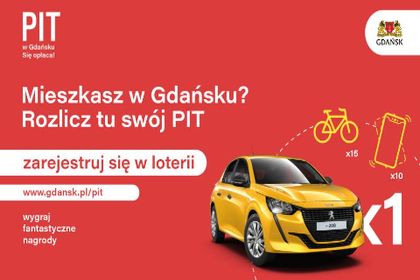 Rozlicz PIT w Gdańsku i weź udział w loterii
