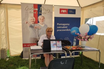 Centrum Pracy Seniorek i Seniorów obecne na Paradzie i Pikniku Seniorów