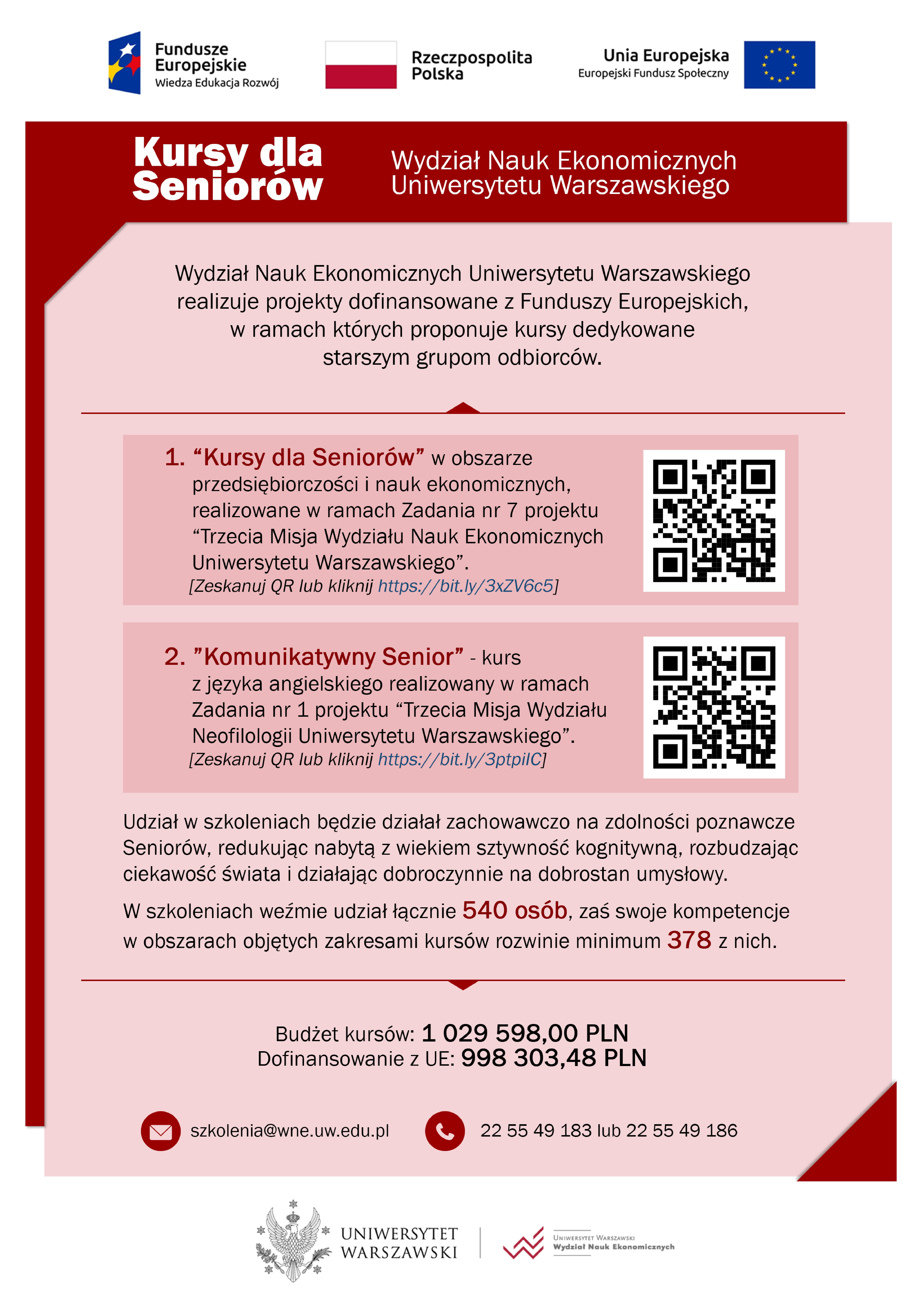 Kursy dla Seniorów