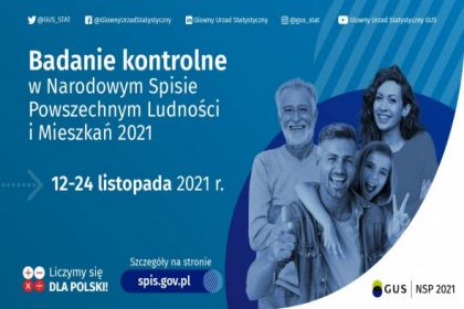 Badanie kontrolne w Narodowym Spisie Powszechnym Ludności i Mieszkań w 2021 roku